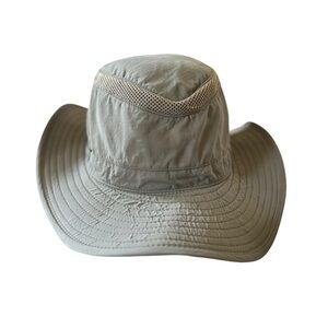 Henschel Hat Co Olive Green Boonie Hat Sz XL Women’s Fishing Sun Hat Chin Strap